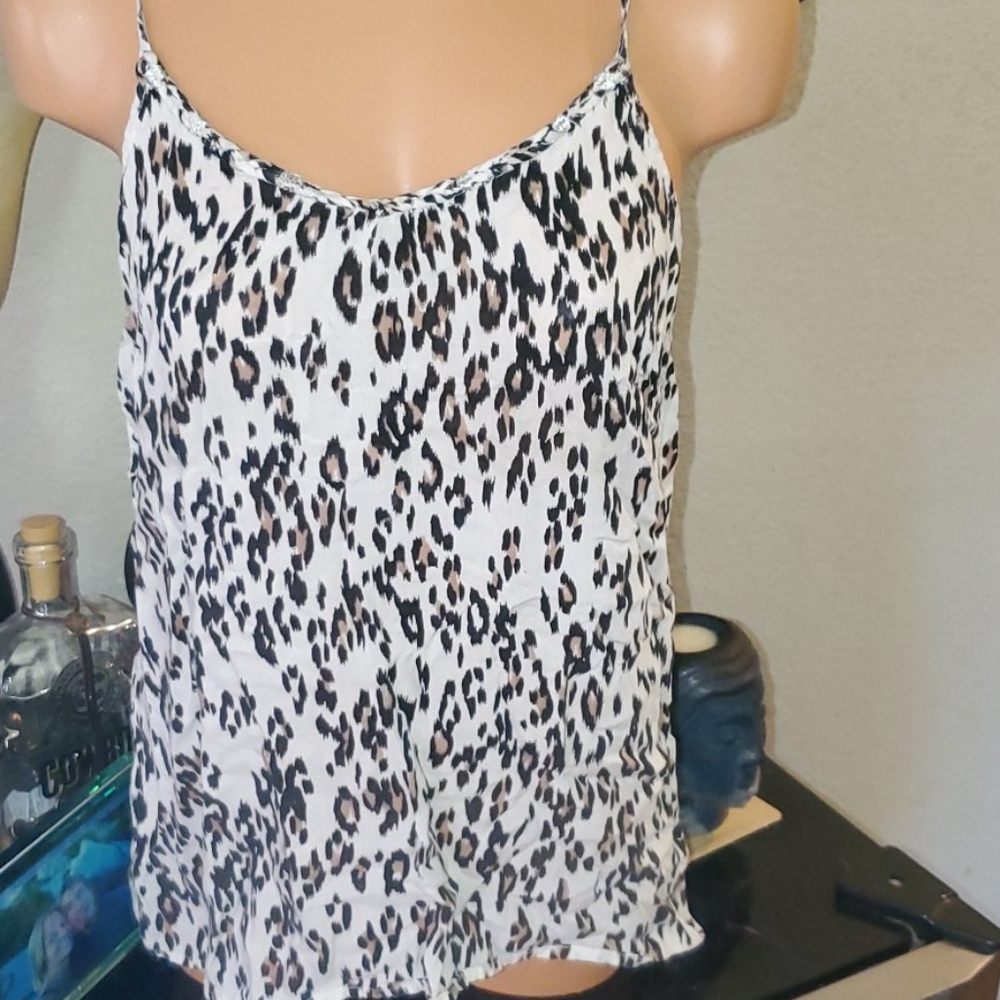 Super sexy Lucky brand camisole  leopard print